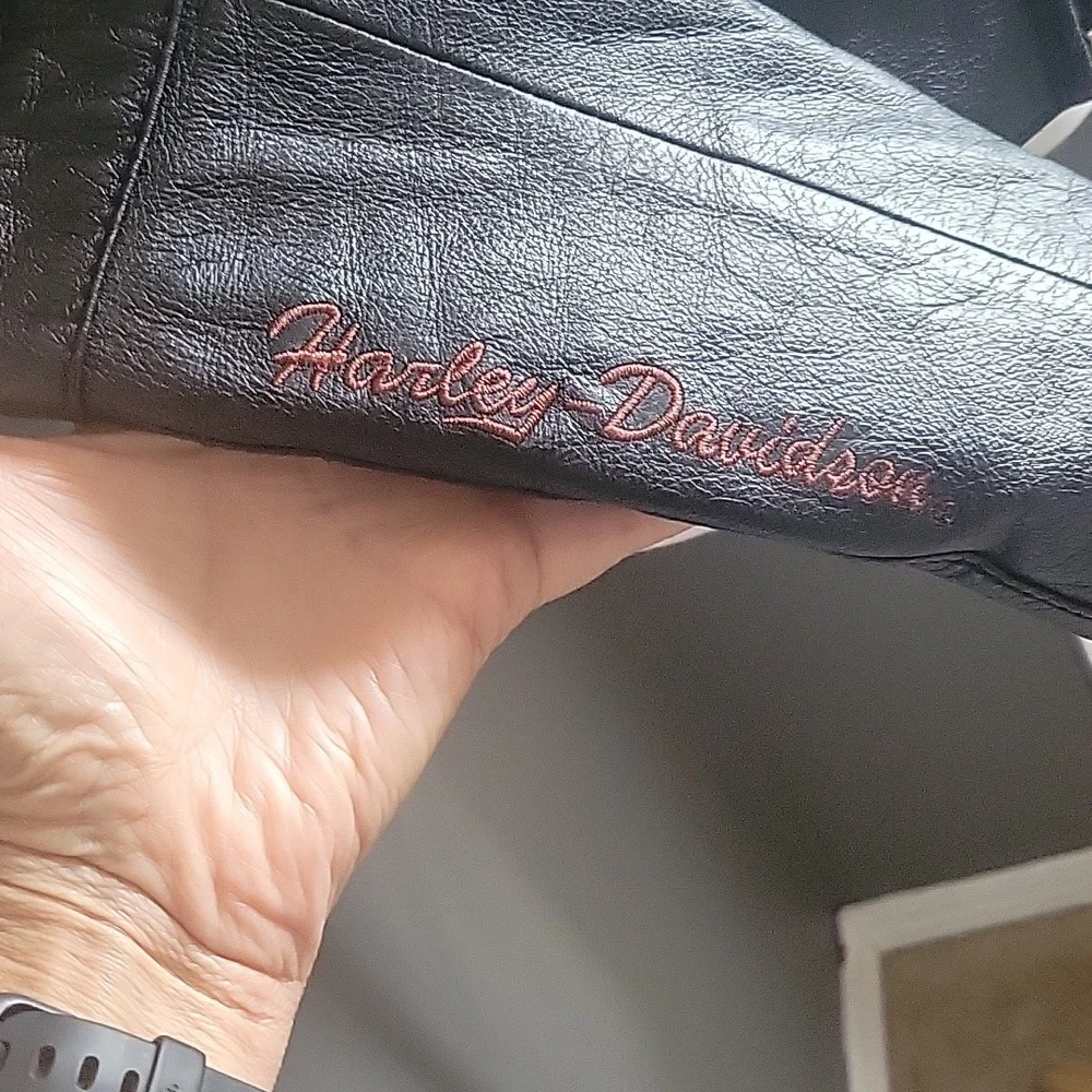 Harley Davidson Moon Shadow Tribal Leather Jacket - Picture 6 of 13